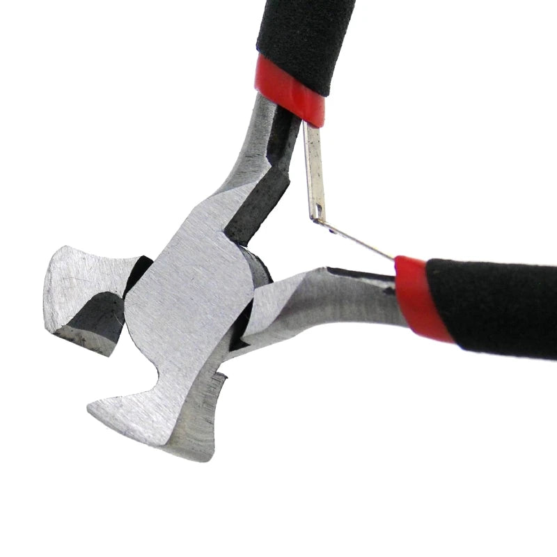 Precision End-Nippers End Cutting Pliers with Ergonomic Handles Wire Cutter Pliers Nail Puller Tool 4.5 Inch Mini Pliers E7CB