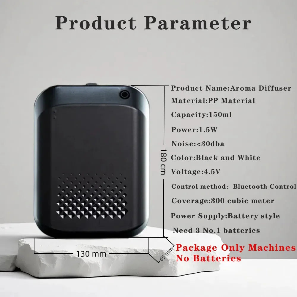 Battery Machine Electric Smell For Home Fragrance Diffuser Bluetooth Control For Home Room Fragrance Essential Oil Diffuser