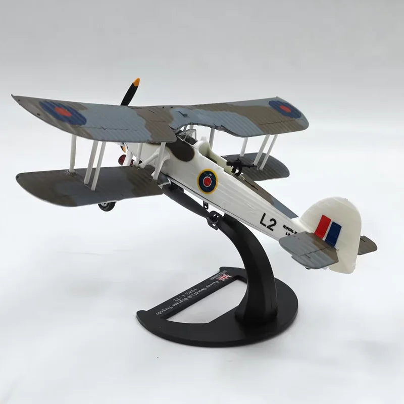 1/72 Scale Royal Airforce SWORDFISH Fighter Air Force Diecast Aircraft Plane Model Alloy AirlineToy