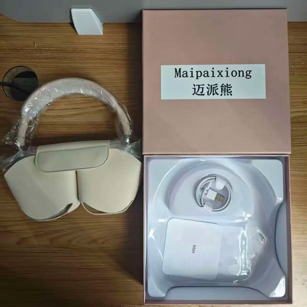 2025 Maipaixiong kim Max Bluetooth Headphones Over The Ear Wireless Big Earphone Hifi Sounds Sport Headsets With Button