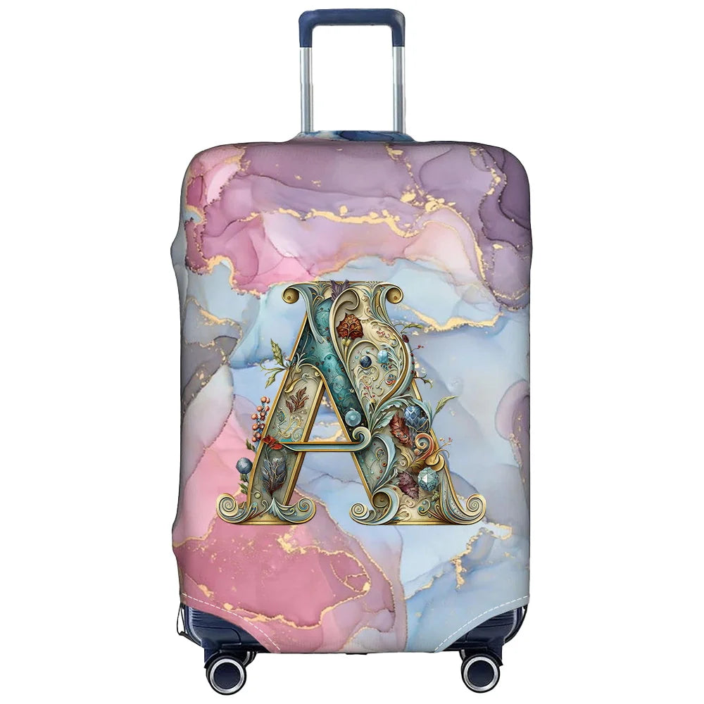Luggage Cover Stretch Fabric Suitcase Protector Case Graphic Series Baggage Dust Case Cover Suitable 18-32 Inch Suitcase