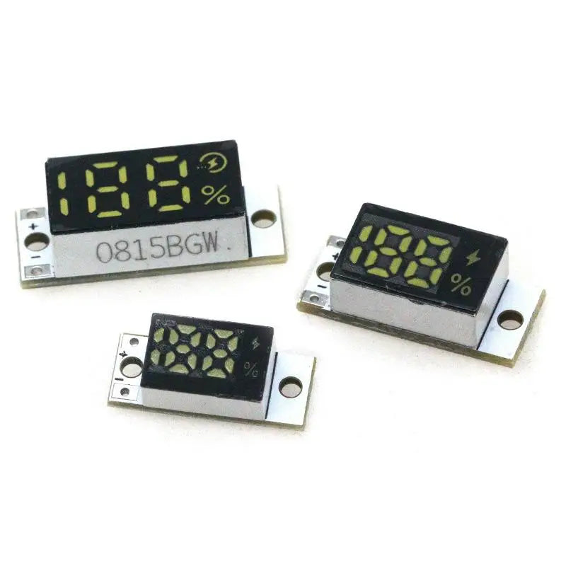 【xxx】Battery Level Indicator Module With Smart Button For 1-4S Lithium Battery Accurate Percentage Display Low Power Consumption