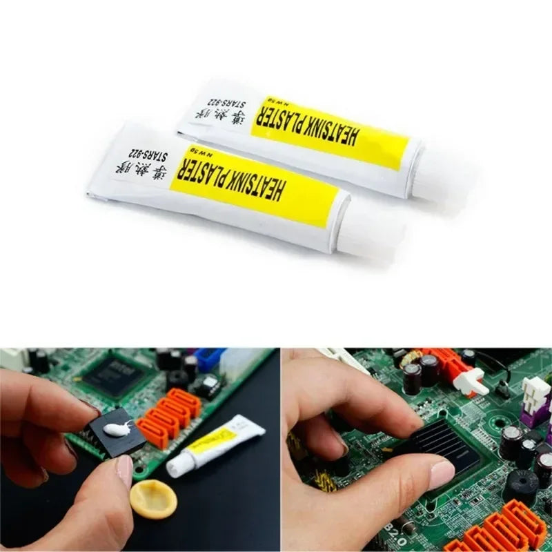 Thermal Paste Bond Adhesive Glue Shoes Strong Sole for Black Silicone Elbow Conductive 5g Plaster Viscous VGA RAM LED IC Pads