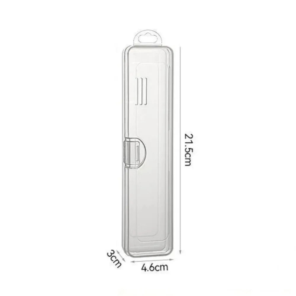 1/2/3PCS Portable Toothbrush Case Storage Organization Toothbrush Holder Transparent Travel Plastic Toothpaste Storage Box
