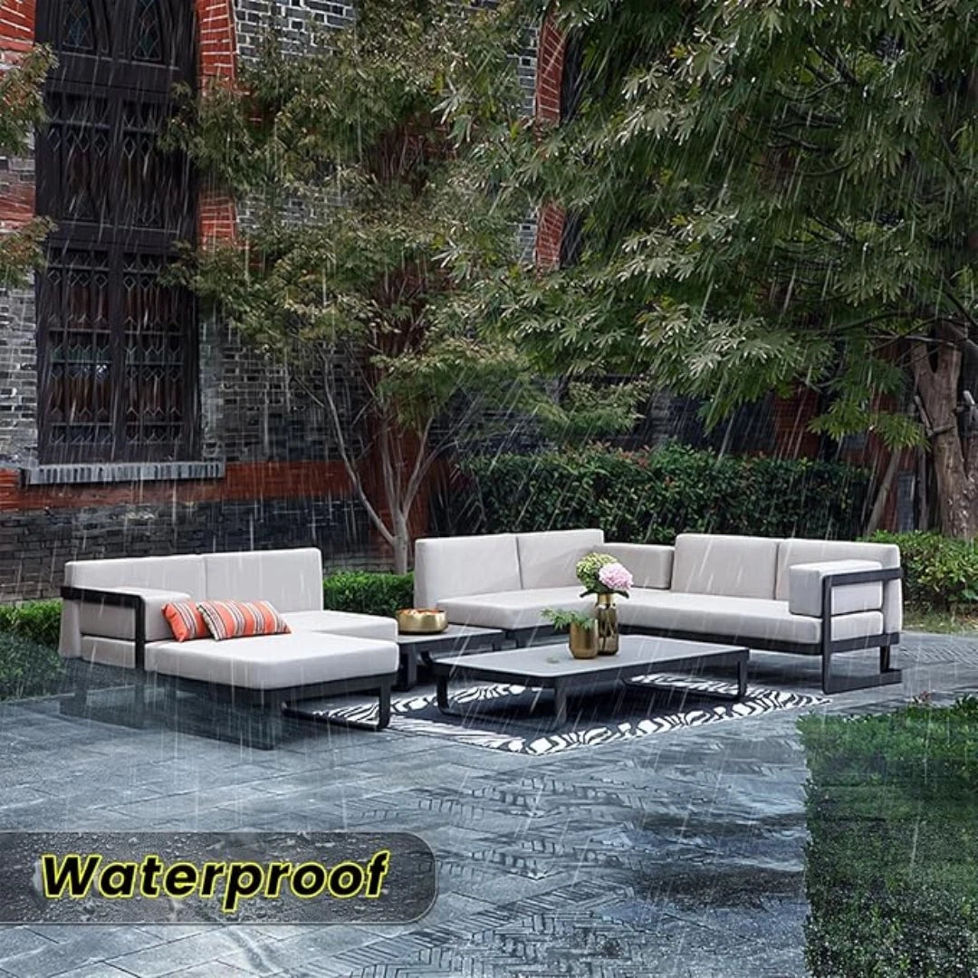 Custom Outdoor Waterproof Bench Cushion High Density Sofa Cushion Wooden Chair Cushion Garden Lounge Bay Window Seat Swing Decor