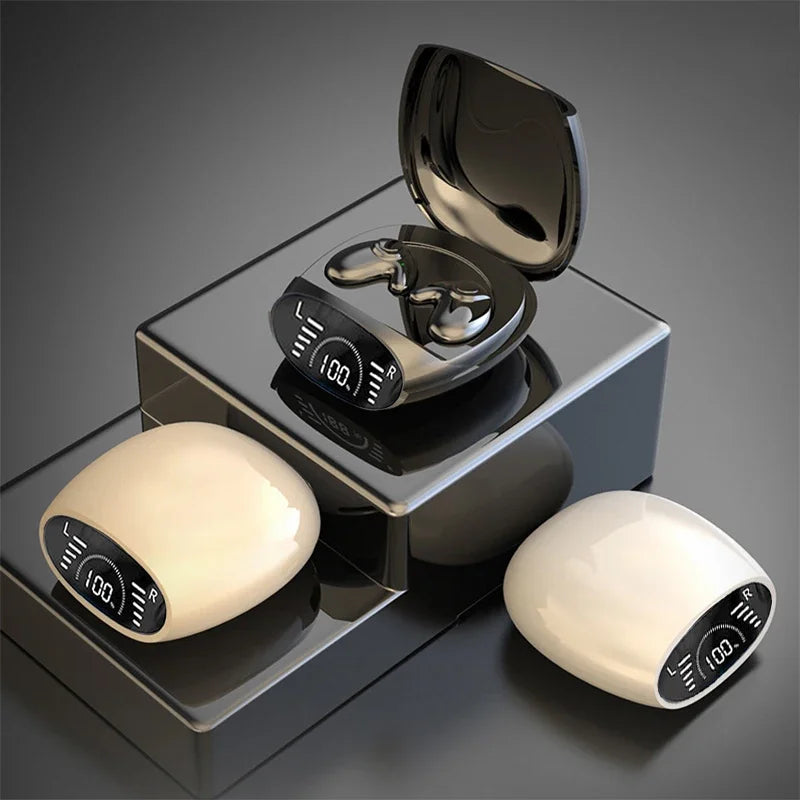 Lenovo Sleep Headphones Invisible Earbuds Noise Reduction TWS Wireless Headsets Sport Stereo Earphones Bluetooth 5.3 For iPhone