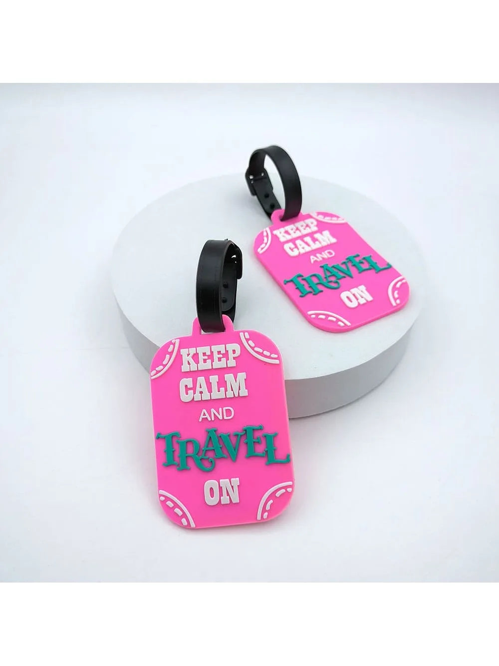 1PCS Cute Luggage Tag Creative Letter Suitcase Silicon Portable Travel  Addres Holder Bag Tags for Luggage Travel essentials