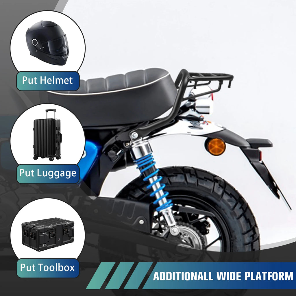 Motorcycle Monkey125 Rear Luggage Rack For Honda Monkey 125 2018-2024 2023 Rear Cargo Support Holder Bracket Cargo Tail Rack