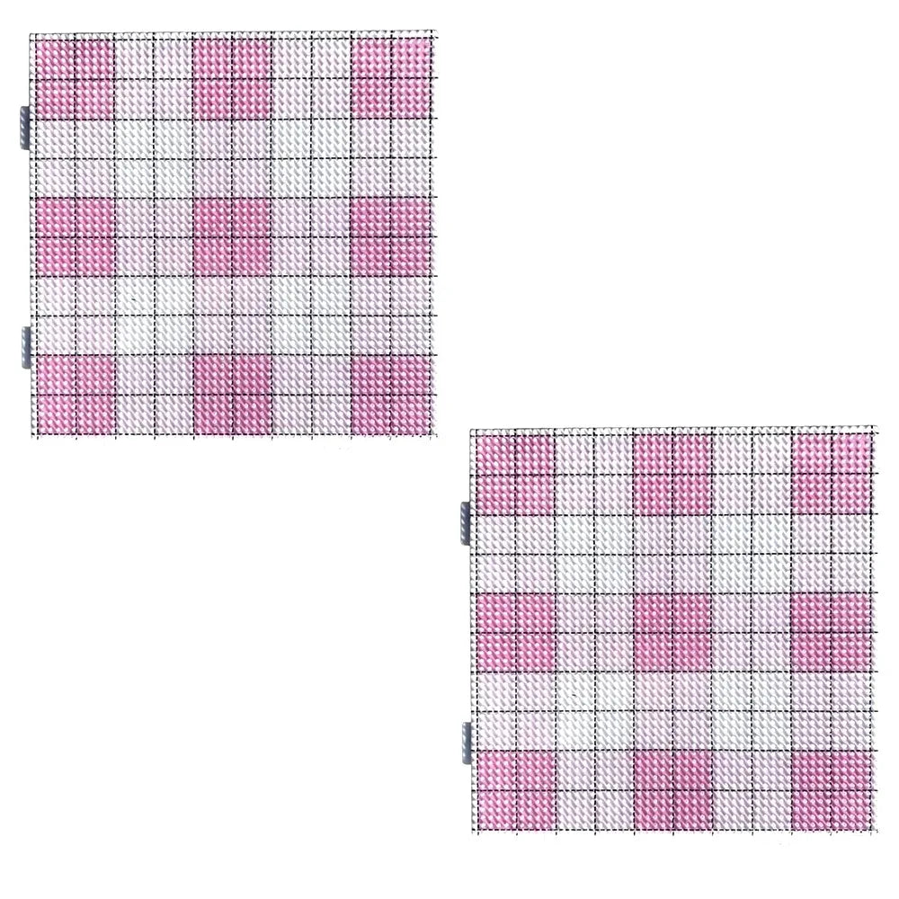 2Pcs 2.6mm Beads Fuse Beads Pegboards Thicken with Black Line Melting Beads Pegboards Square No Deformation Fuse Beads Boards
