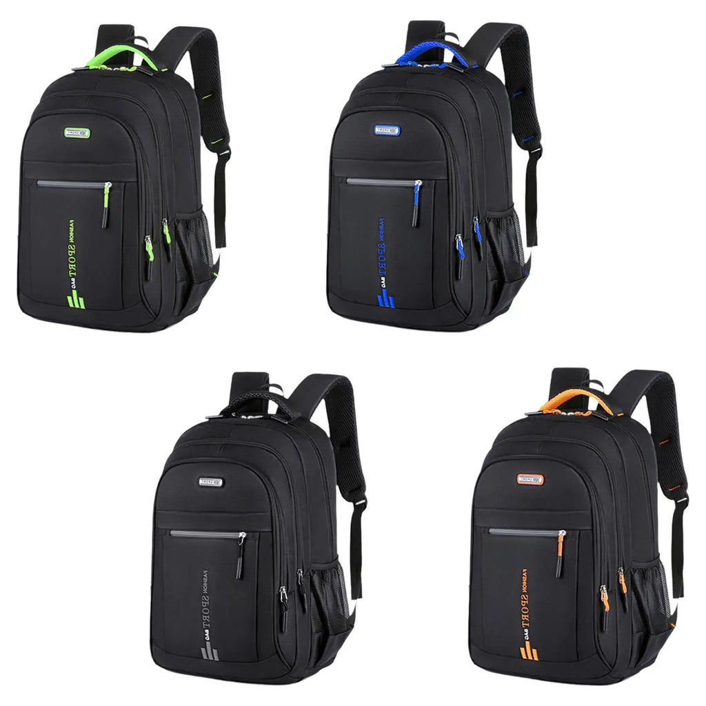 Laptop Backpack Nylon Lightweight Multifunctional Waterproof Rucksack for Overnight Travel Outdoor Sports Weekender Hiking