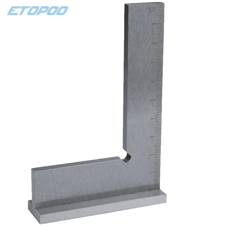 Machinist Square 90 Degree Right Angle Engineer Set with Seat Precision Ground Steel Hardened Angle Ruler Wide Right Angle