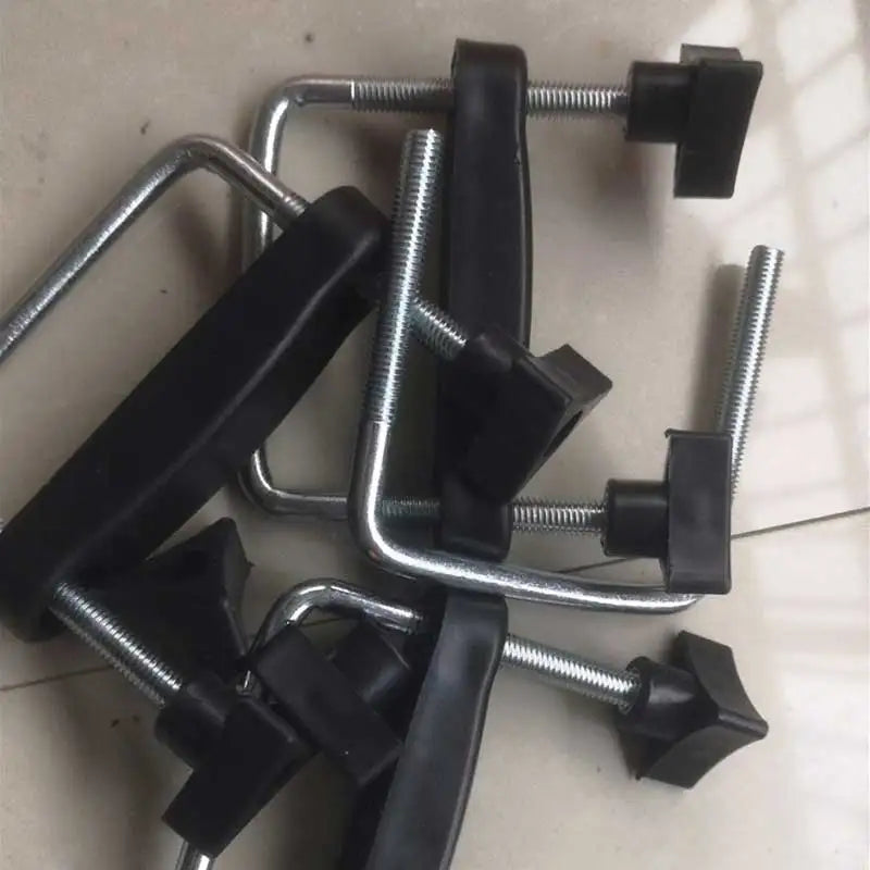 4pcs/Set Car Roof Rack Basket U-Bolt Clamps Mounting Fitting Kit