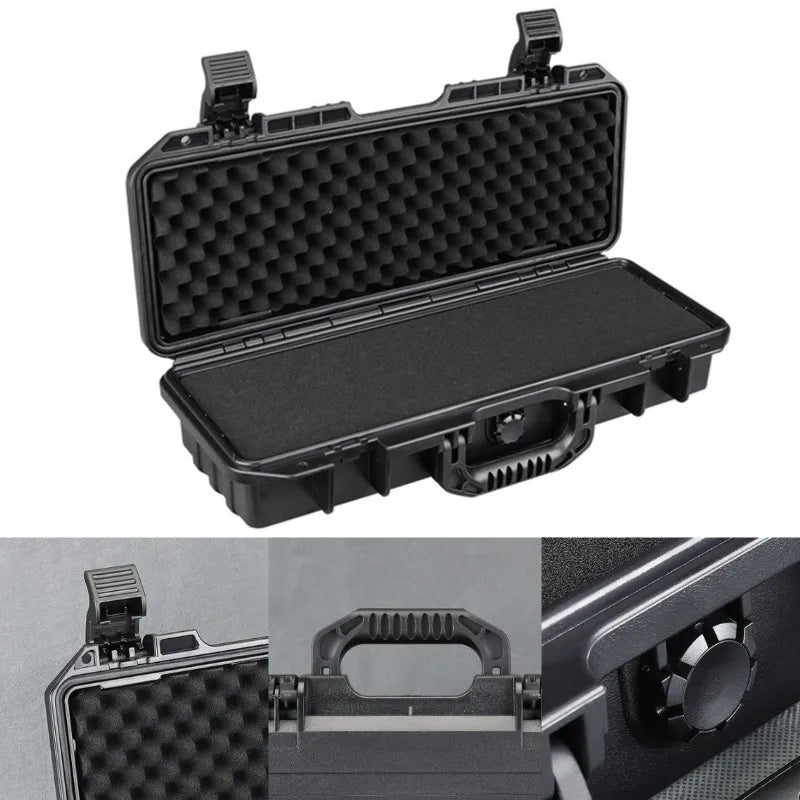 Safety Toolbox Waterproof Portable Tool Case Plastic Thickened Equipment Instrument Protection Box Suitcase with Pre-cut Foam