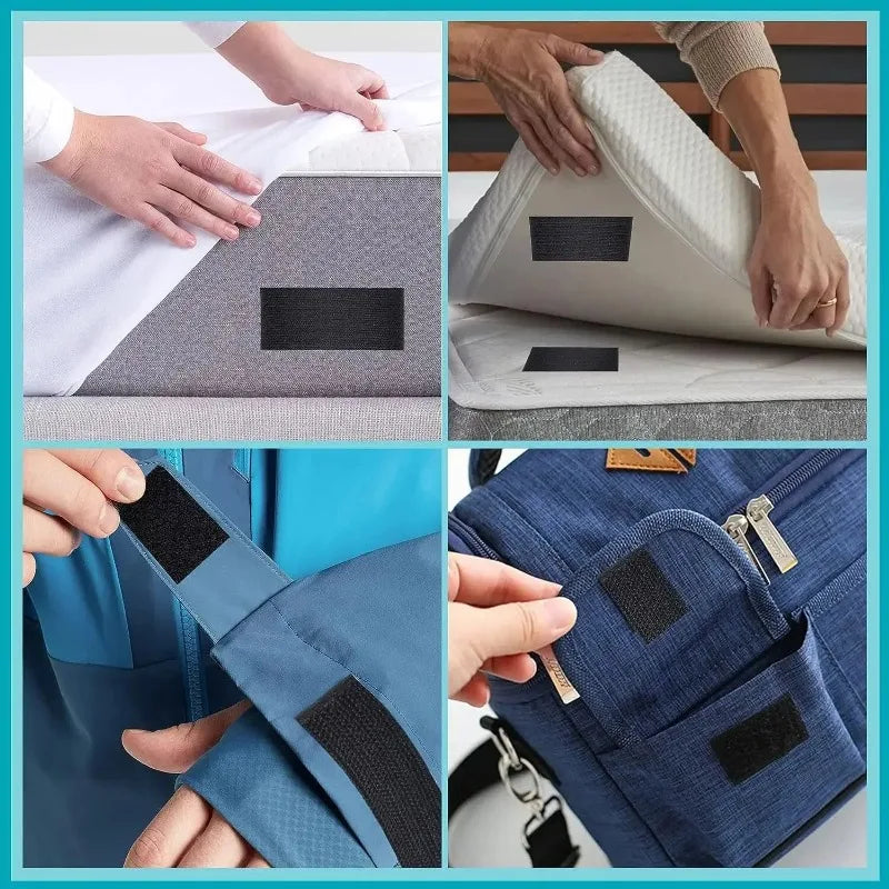 1/3/5M Strong Self-adhesive Fastener Tape Hook and Loop Magic Nylon Sticker Tape Adhesive with Glue Strap for DIY 20MM