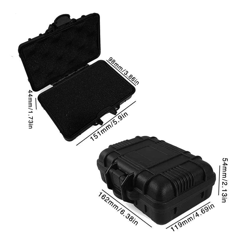 Waterproof Hard Carry Tool Box Shockproof Safety Instrument Toolbox Garage Organizer Pelican Style Case For Equipment Storage