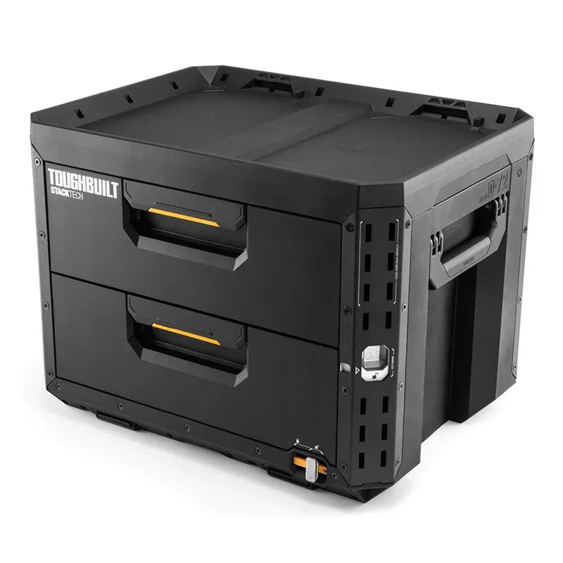 TOUGHBUILT Tool Stacked Double layer Large Drawer Drawout Toolbox TB-B1-D-72