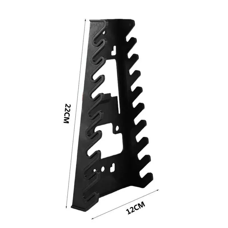 Red Wrench Organizer Back Wrench Holder Plastic Tray Sockets Storage Tools Rack Sorter Standard Spanner Holders ﻿