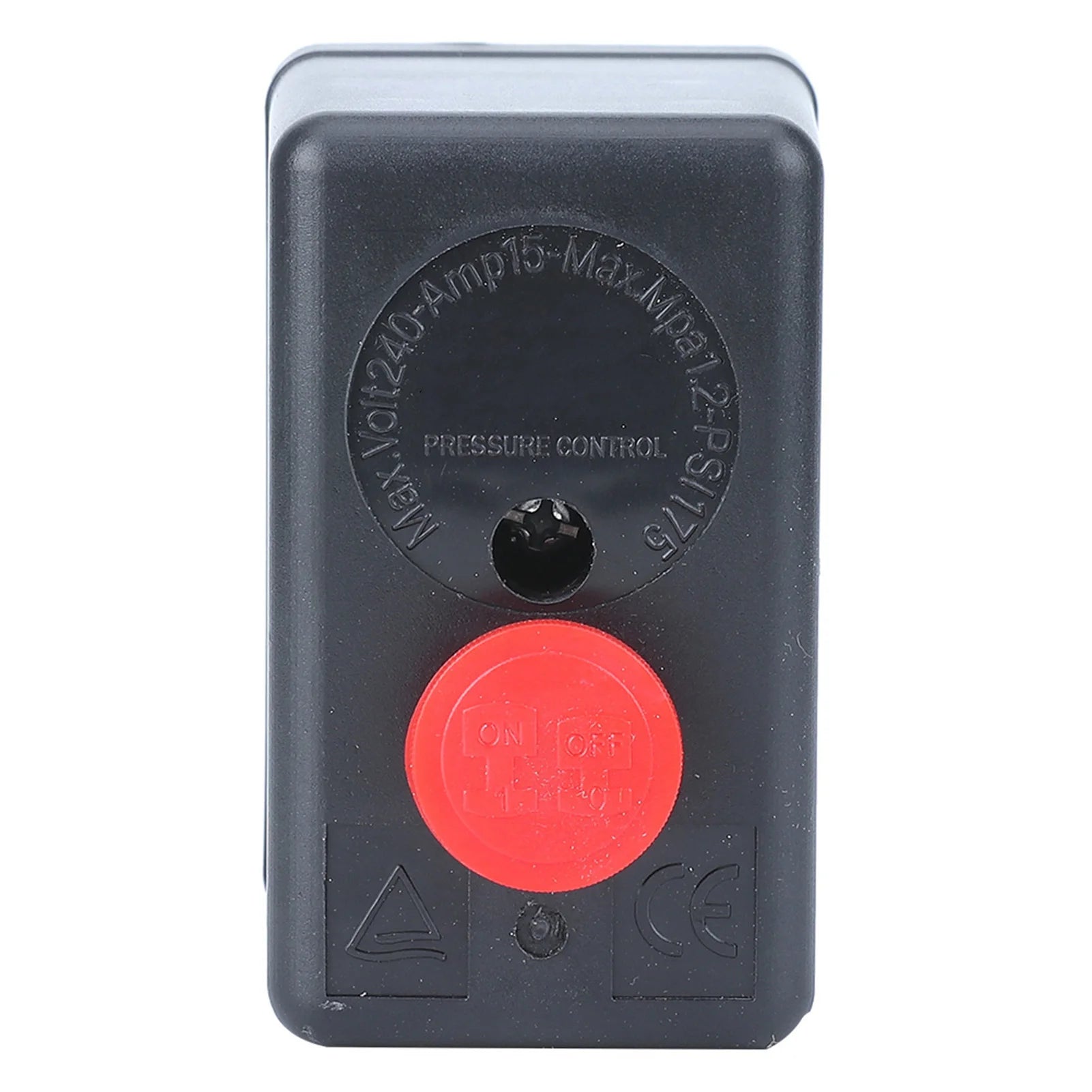 Air Compressor Pressure Switch Mechanical Pressure Control  Single Hole 0.5‑1.2MPa 220V G1/4" Manual Regulator Valve