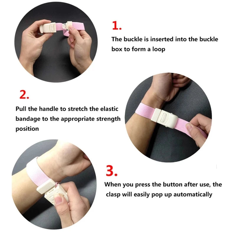 1pcs~10pcs First Aid Colorful Medical Paramedic Tourniquet Quick Release Buckle Outdoor Sport Emergency For Medical Nurse Use