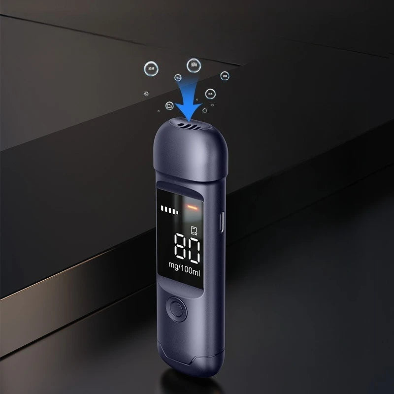 Alcohol Tester for Measuring Drunk Driving, Breathalyzer, High-precision Measuring Device