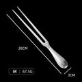304 Stainless Steel Meat Carving Forks 11in BBQ Serving Tools - Durable Ergonomic - Perfect for Kitchen Roasting Grilling Prep