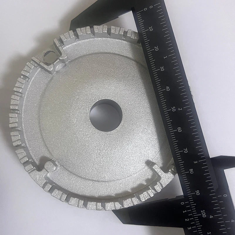 High temperature resistant AL base without caps heat resist aluminum parts seat burner for 55/75/100/130/135mm cap