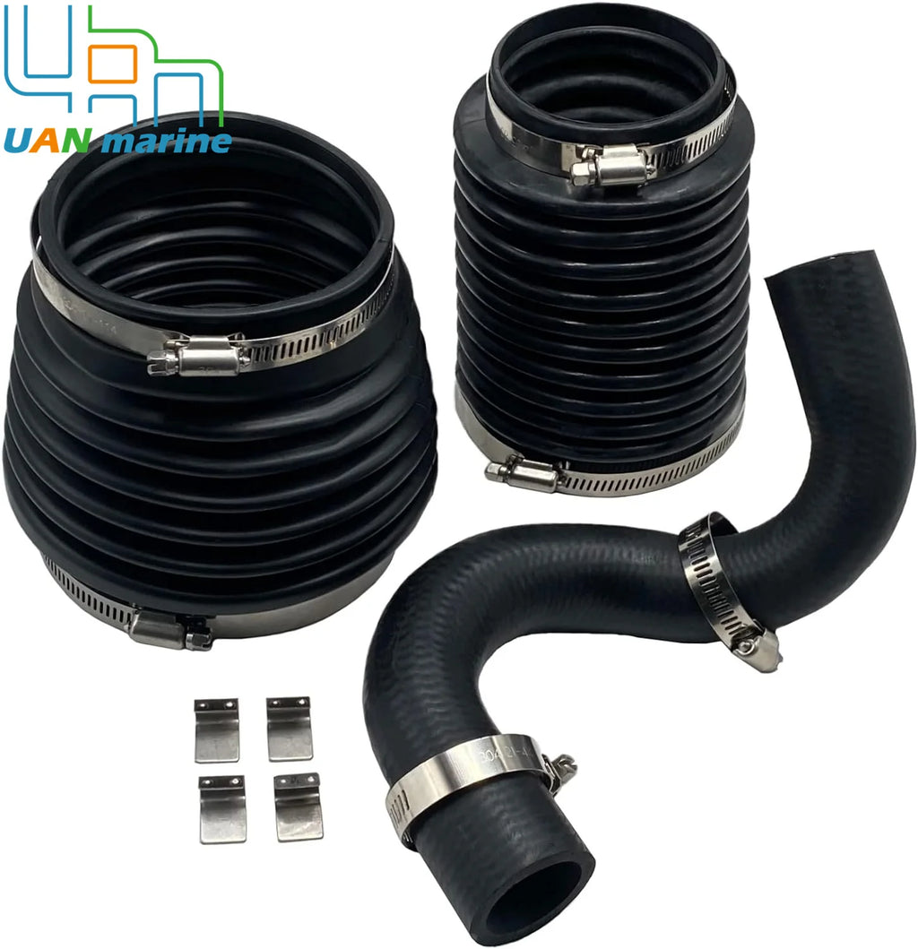 875822 U Joint Exhaust Hose Bellows Kit For Volvo Penta Stern Drives AQ DP PT DP DPX SP Replace 876294 876631 876632 875848