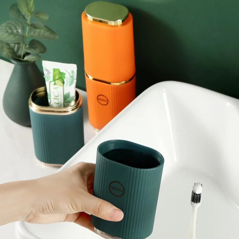 Mouthwash Cup, Tooth Bucket, Toothbrush, Toothpaste Storage Box, 1Pc Wash Mug,Toothbrushes Case, Portable Home Travel Wholesale