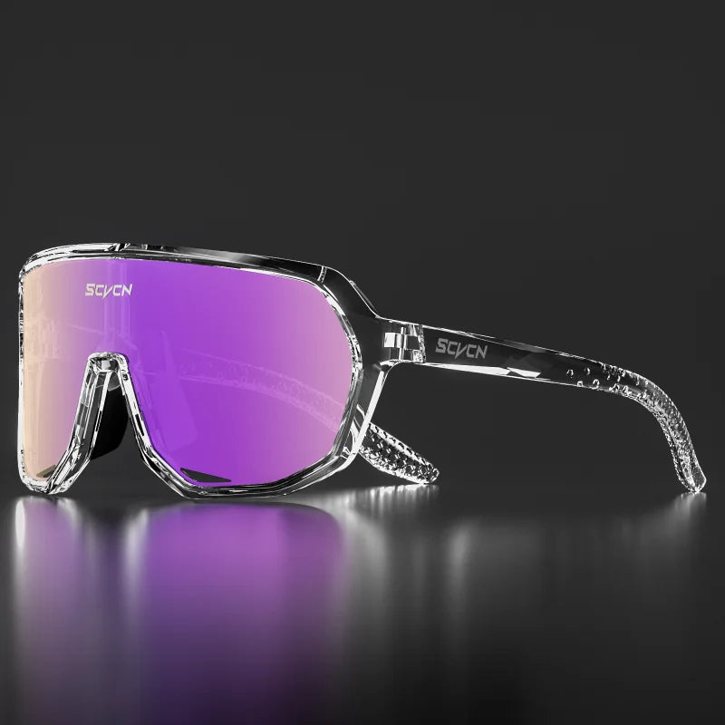 SCVCN UV400 HD Hiking Sports Sunglasses Stylish Outdoor Windproof Glasses Cycling Running and Rock Climbing Driving Sunglasses