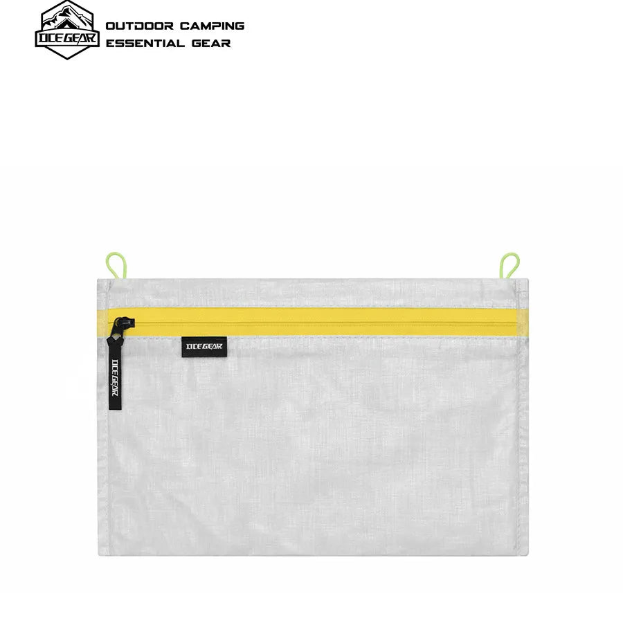 Ultralight DCF Dyneema Storage Pouch Waterproof Zipper Bag Lightweight Camping Hiking Travel Wallet Passport Card Holder Case