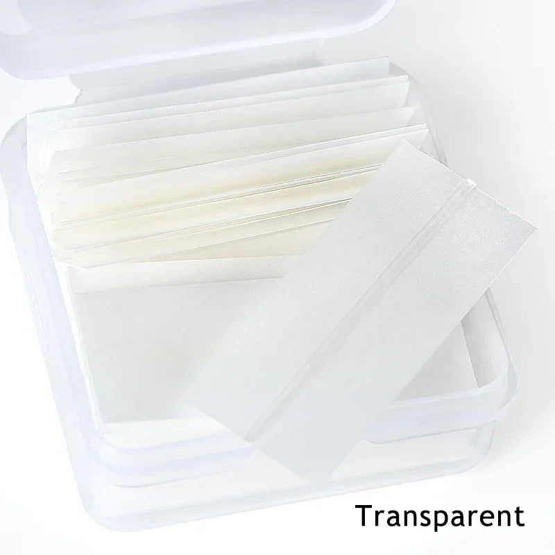 For40pcs/Box Reusable Self-Adhesive Glue-Free Eyelash Glue Strip No Glue False Eyelashes Extension Tape Makeup Tools
