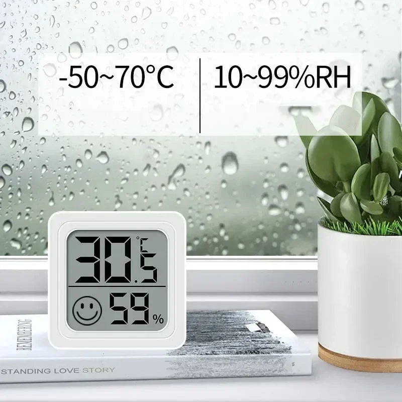 VIVO 2025 Mini Indoor LCD Digital Thermometer Hygrometer Indoor Room Temperature Humidity Meter Sensor Gauge Weather Station