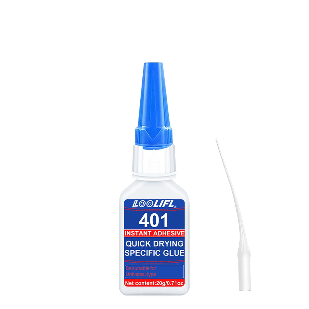 LOOLIFL Super Glue 401 406 414 480 495 496 380 480 Cyanoacrylate Instant Adhesive Suitable for Super Bonding of All Materials