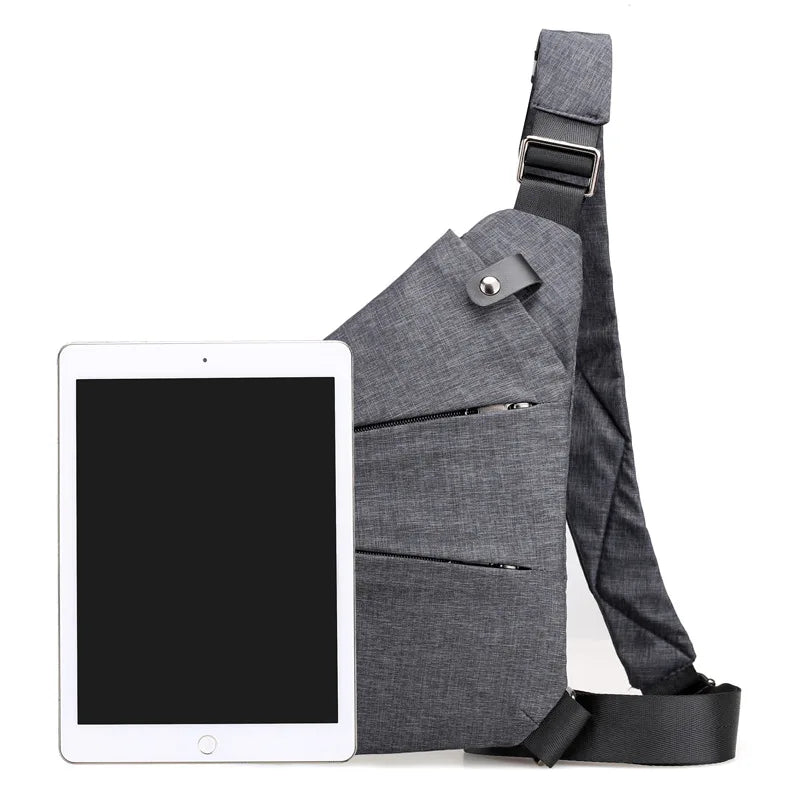 Right Shoulder Bag Chest Bag Men's Lightweight Large Capacity Crossbody Bag Miscellaneous Storage Shoulder Bag Purses Handbag
