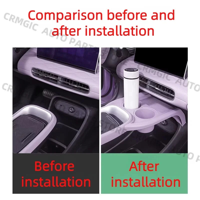Car Storage Box For Dongfeng NAMMI01 Nano 01 Cup Holder