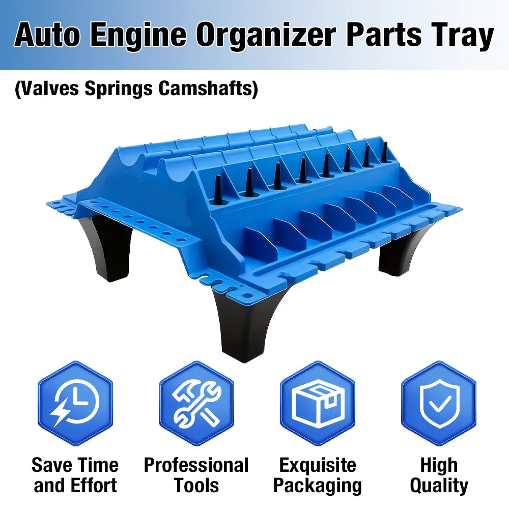 Car Engine Parts Storage Platform Cylinder Head Bolt, Valve Rocker Arm, And Spring Organizing Bracket Engine Parts Storage Table