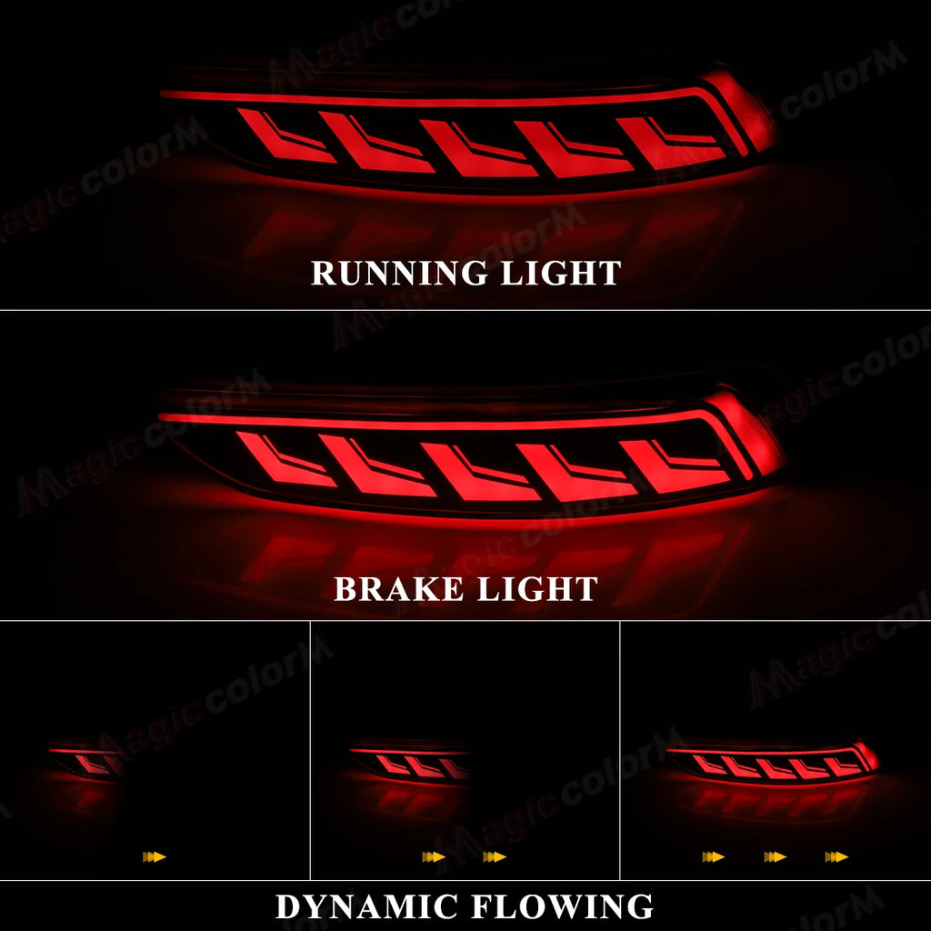 For Toyota Axio Corolla 2015-2018 Rear Bumper Reflector Lights For Lexus LS460 LS600hL 13-16 Brake Lamp 81910-50010 81920-50010