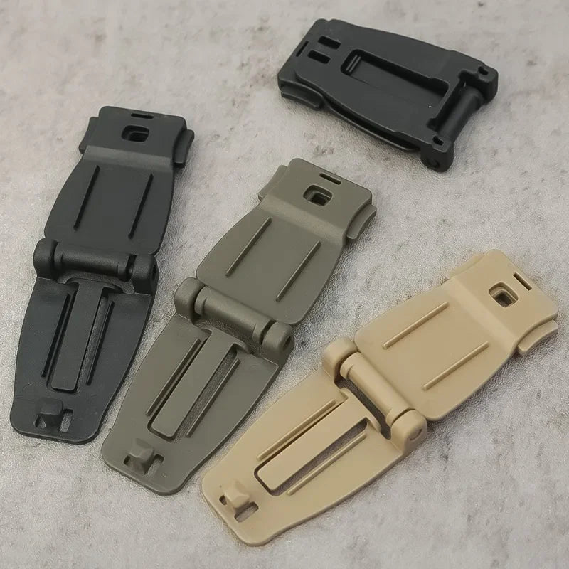 6/2pcs Outdoor Army Rucksack Accessory Molle System Webbing Buckle Clip Backpack Mounting Buckle Camping & Hiking Gadgets