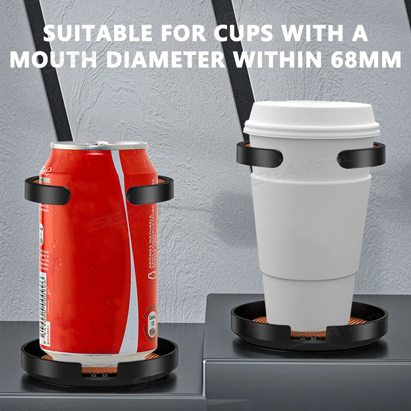 SEAMETAL Car Air Outlet Vent Water Cup Holder Foldable Universal Drink Rack Anti Shake Stable Car Cup Holder Storage Fixed Stand