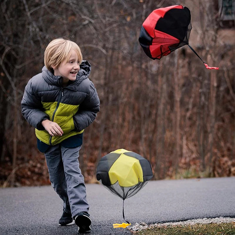 Outdoor Flying Parachute Toy Party Game Group Activity Interactive Stress Relief Fun Gift for Adults Teens