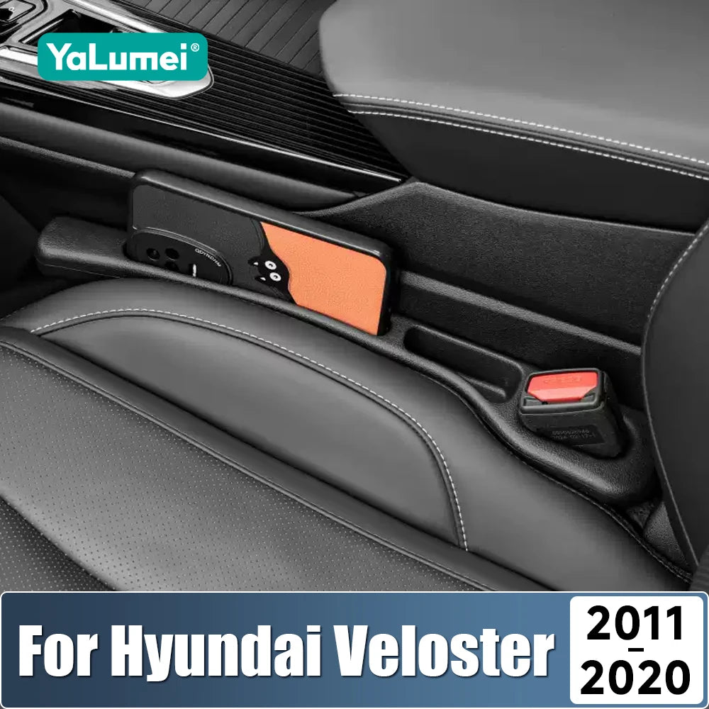 For Hyundai Veloster 2011 2012 2013 2014 2015 2016 2017 2018 2019 2020 Universal Car Seat Leak Proof Strips Side Seam Storage