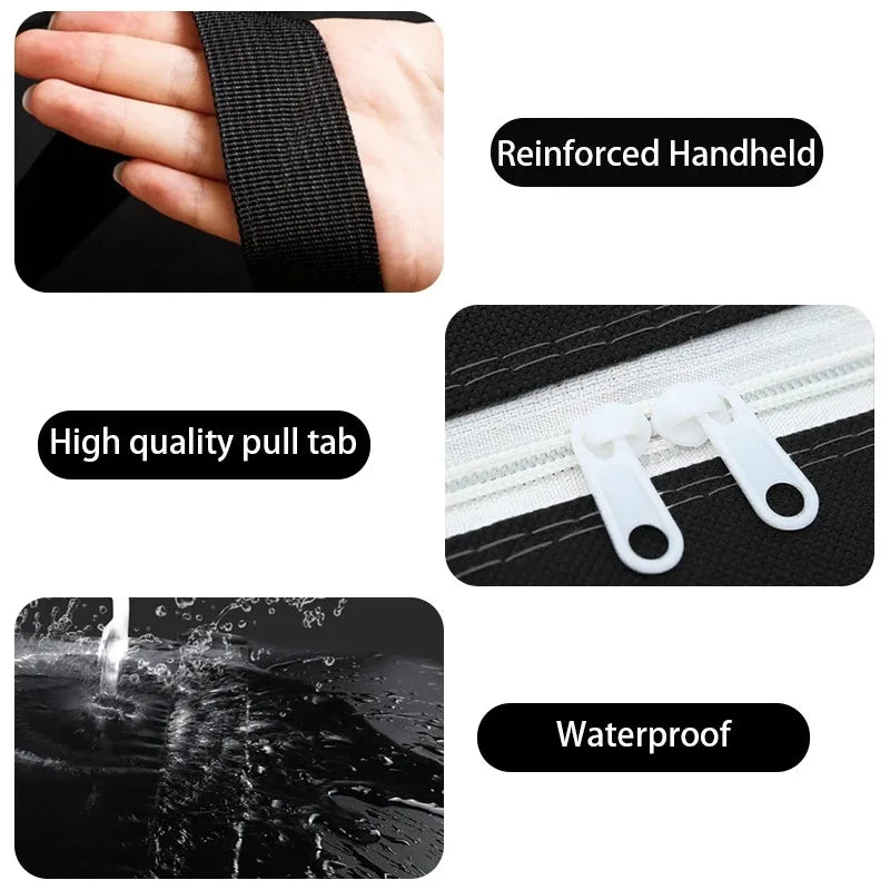 1Pcs Home Foldable Storage Packing Tool Extra Large Waterproof Moving Luggage Bags Laundry Shopping Bag Non-woven Fabric Cubes