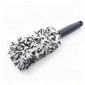 Car Wheel Tire Rim Cleaning Brush Portable Plush Car Wheel Hub Brush Washing Tool Car Detailing Care Dust Removal Brush