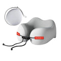 Portable U-shaped Pillow Press-inflatable Ergonomic Travel Pillow Double Hump Design Cervical Pillow