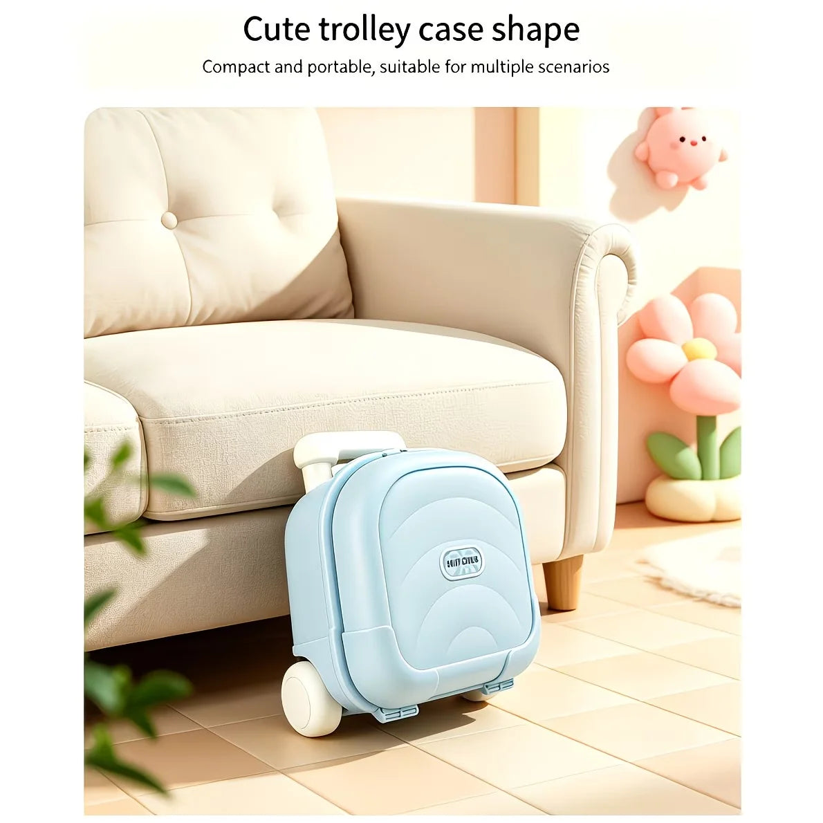 The Suitcase with a Telescopic Handle Is Easy to Carry and Suitable for Daily Commutes, Travels and Other Occasions.