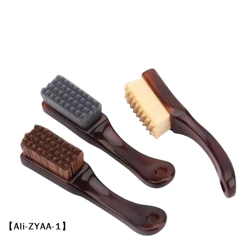 【A】New Portable Checkerboard 10000 Bristle Antique Polishing Brush For Diamond Walnut Olive Pit Deep Cleaning Brightening