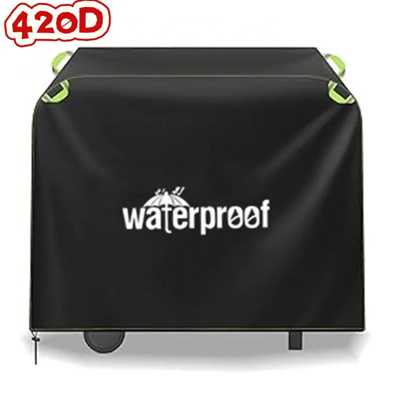 420D Outdoor BBQ Grill Cover,Anti-Dust Waterproof Weber Heavy Duty Charbroil BBQ Cover,Rain Char Broil Protective Barbecue Hood