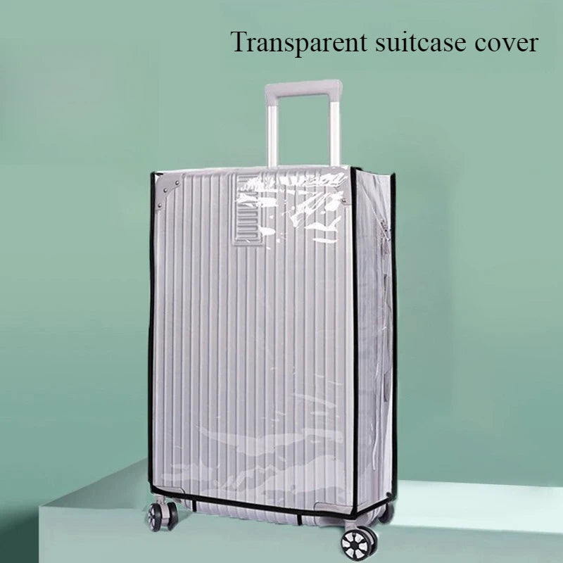 Luggage Protective Cover Luggage Cover Travel Trolley Case Transparent Dust Cover Luggage Protective Cover