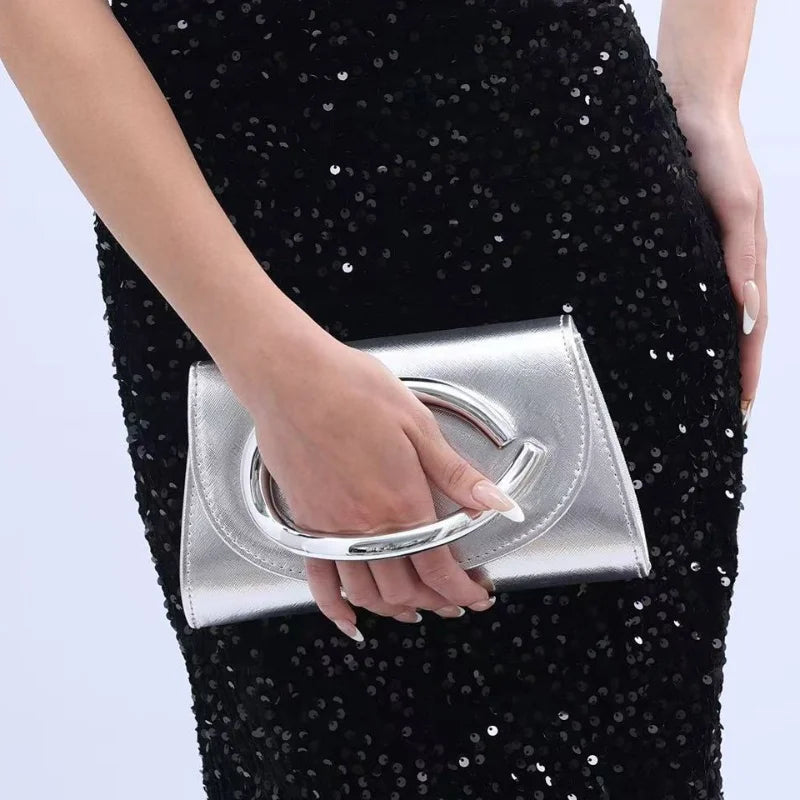 Niche Design Clutch Bag Trendy Classic Handheld Women's High-end Evening Bag for Banquets