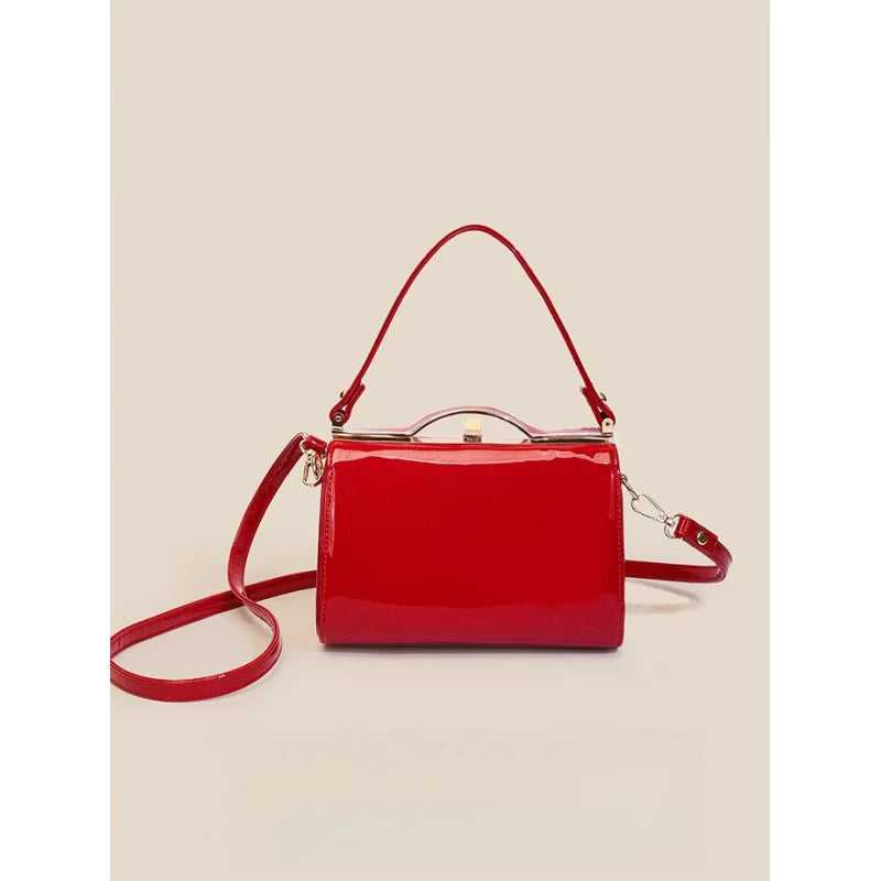 New textured leather evening and stylish crossbody shoulder bag for women